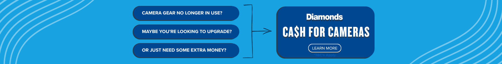 Cash for Cameras Banner